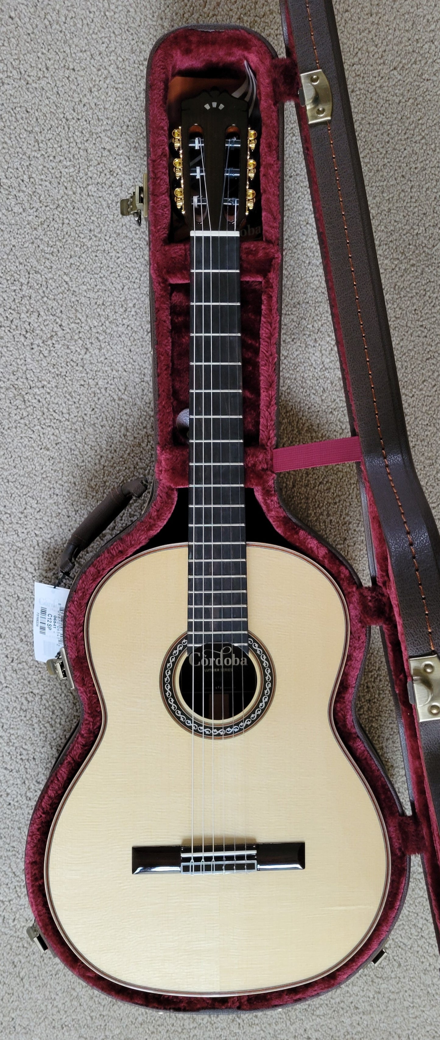 Cordoba C12 SP Traditional Classical Acoustic Guitar, New Humicase Hard Shell Case