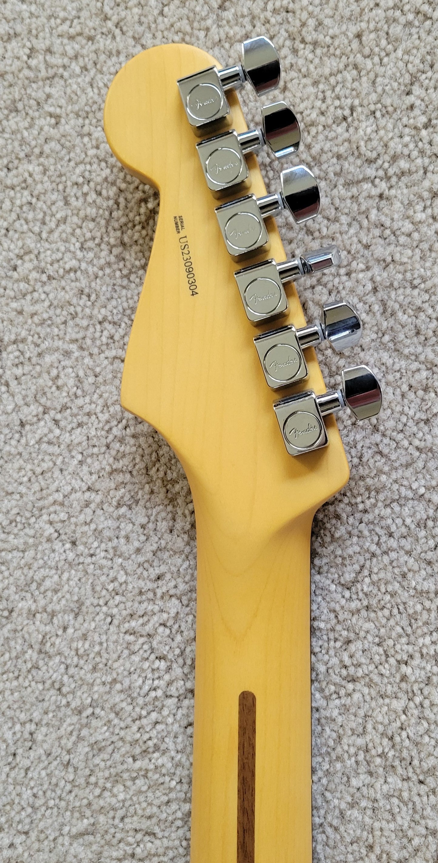Fender American Professional II Stratocaster HSS Electric Guitar, Dark Night, Deluxe Molded Hardshell Case