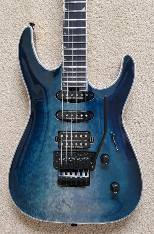 Jackson Pro Plus Series Soloist SLA3Q Electric Guitar, Polar Burst, New Gig Bag
