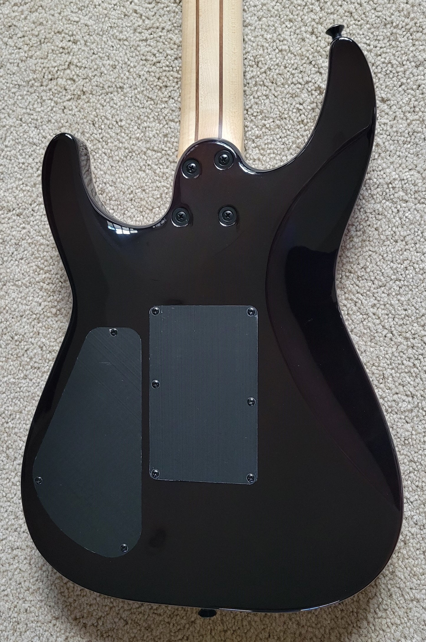 Jackson Pro Plus Series Dinky DKAQ Electric Guitar, Firestorm, New Gig Bag