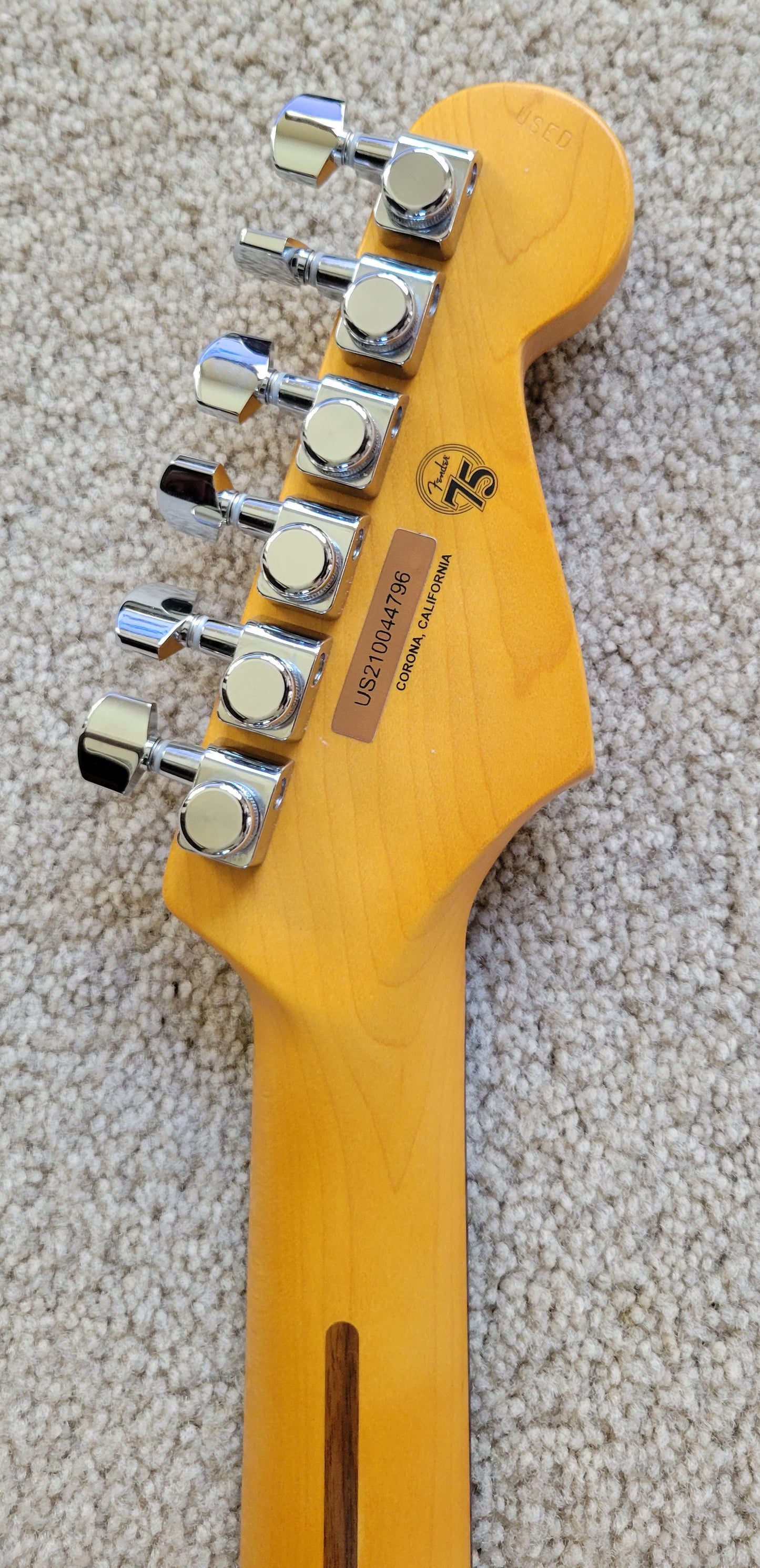 Fender American Ultra Stratocaster Left Handed Electric Guitar, Ultraburst, Premium Hard Shell Case