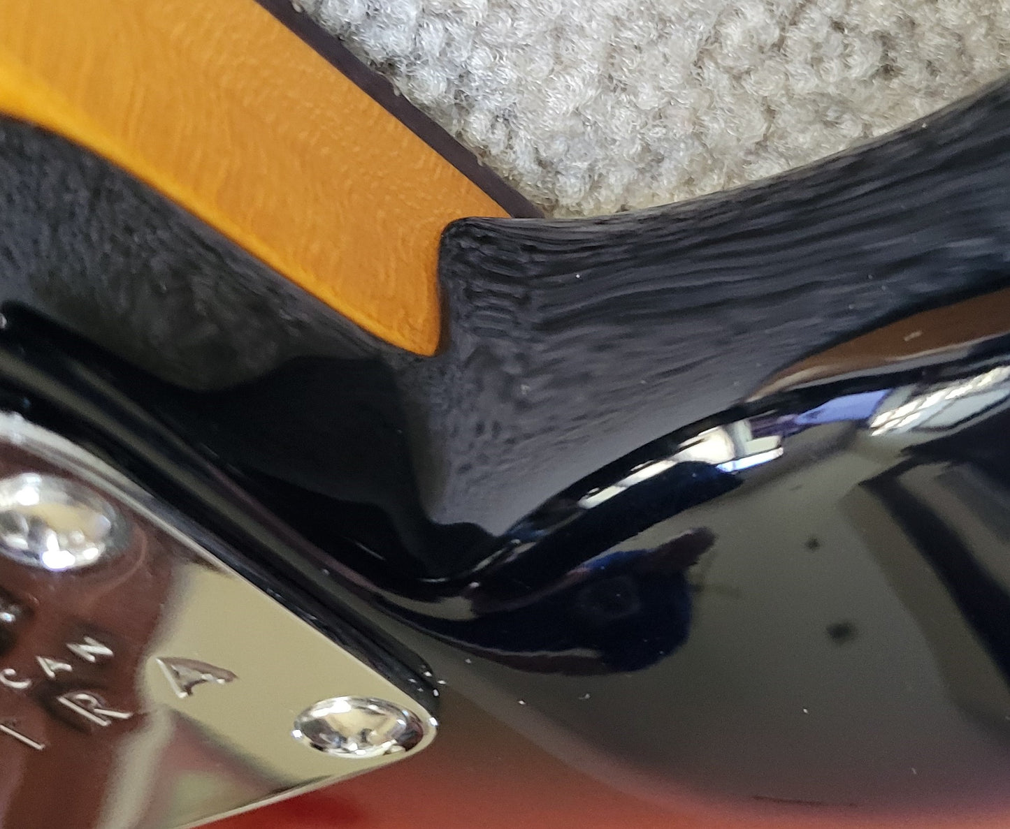 Fender American Ultra Stratocaster Left Handed Electric Guitar, Ultraburst, Premium Hard Shell Case