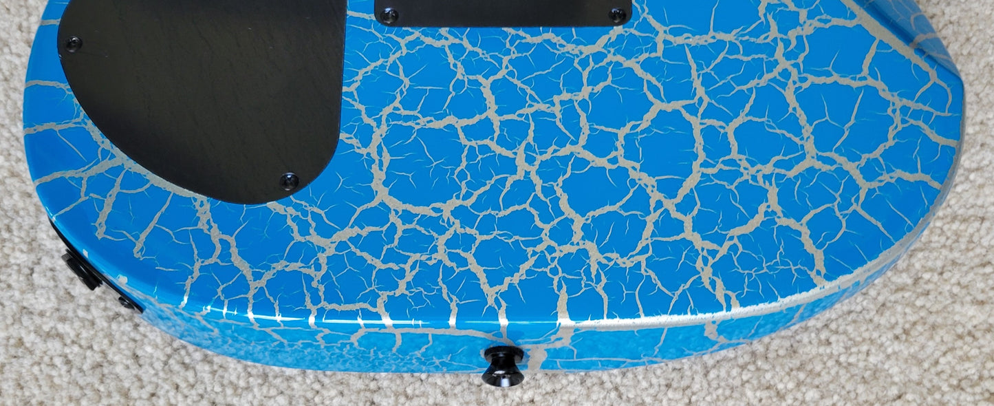 Jackson X Series Soloist SL3X DX Crackle Electric Guitar, Frost Byte Crackle