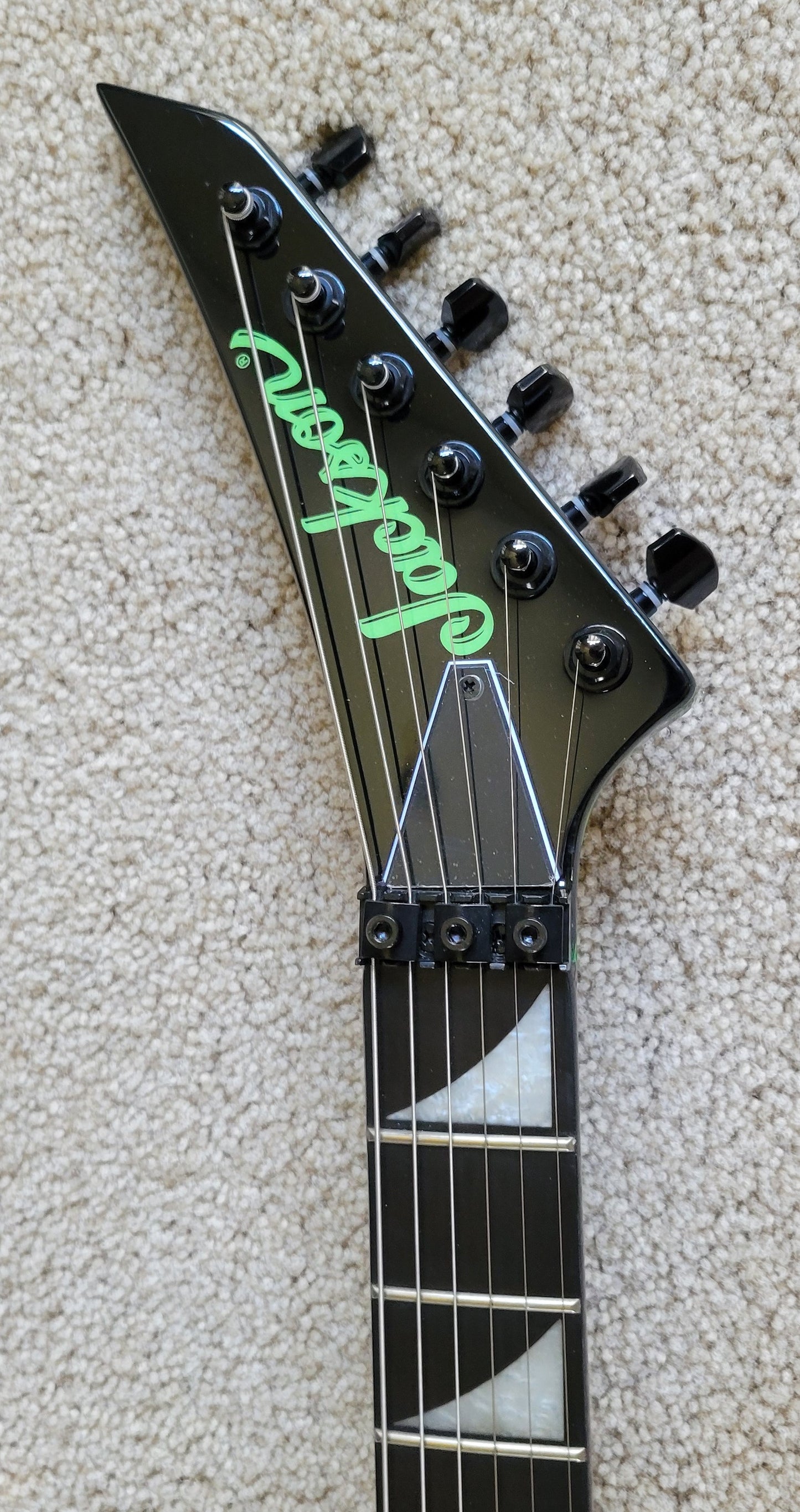 Jackson PRO SERIES SIGNATURE BRANDON ELLIS KELLY Electric Guitar, Green Crackle, New Gig Bag