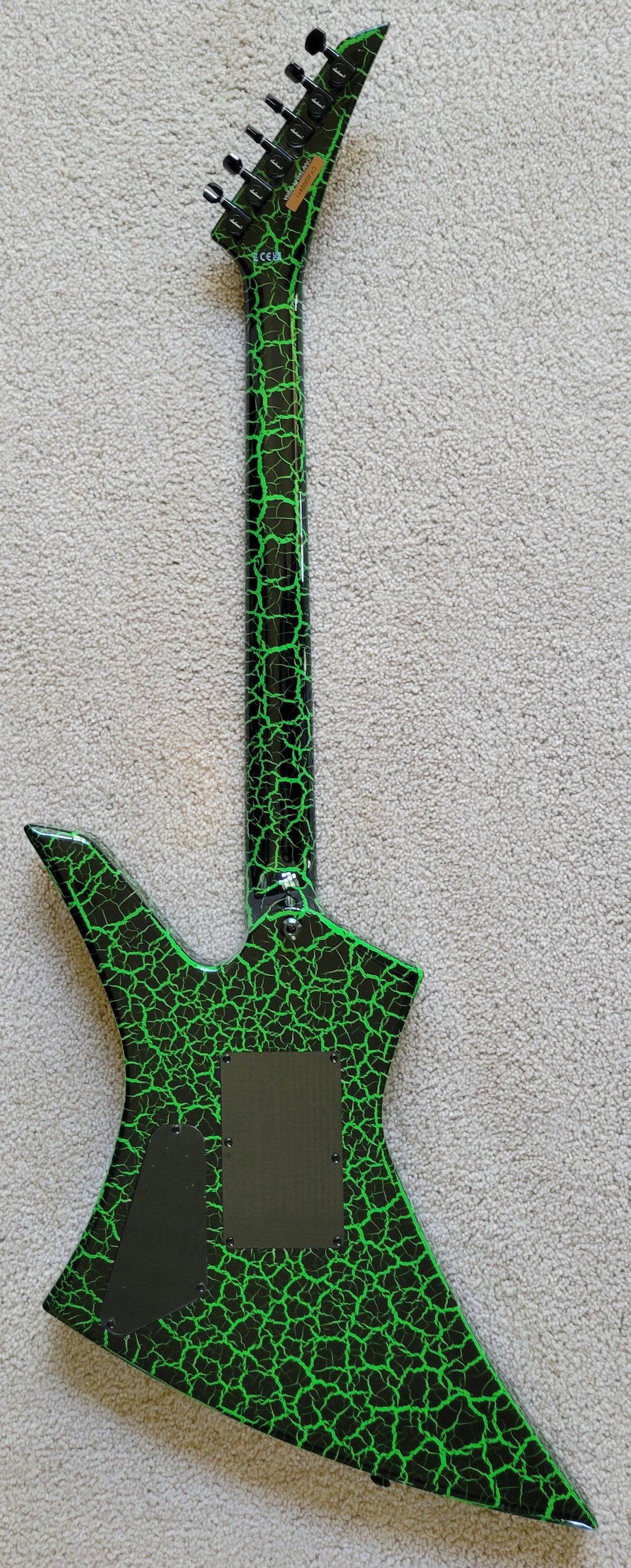 Jackson PRO SERIES SIGNATURE BRANDON ELLIS KELLY Electric Guitar, Green Crackle, New Gig Bag