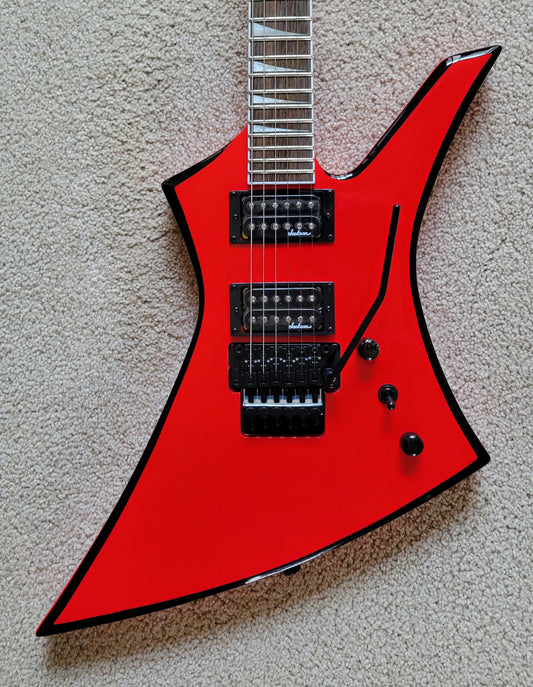 Jackson X Series Kelly KEX Electric Guitar, Ferrari Red, New Gig Bag