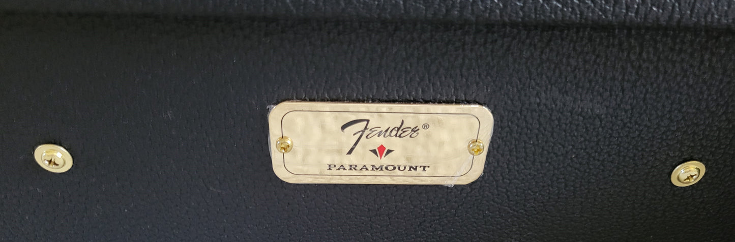 Fender PS-220E Parlor Acoustic Electric Guitar, 3 Color Vintage Sunburst, Hard Shell Case