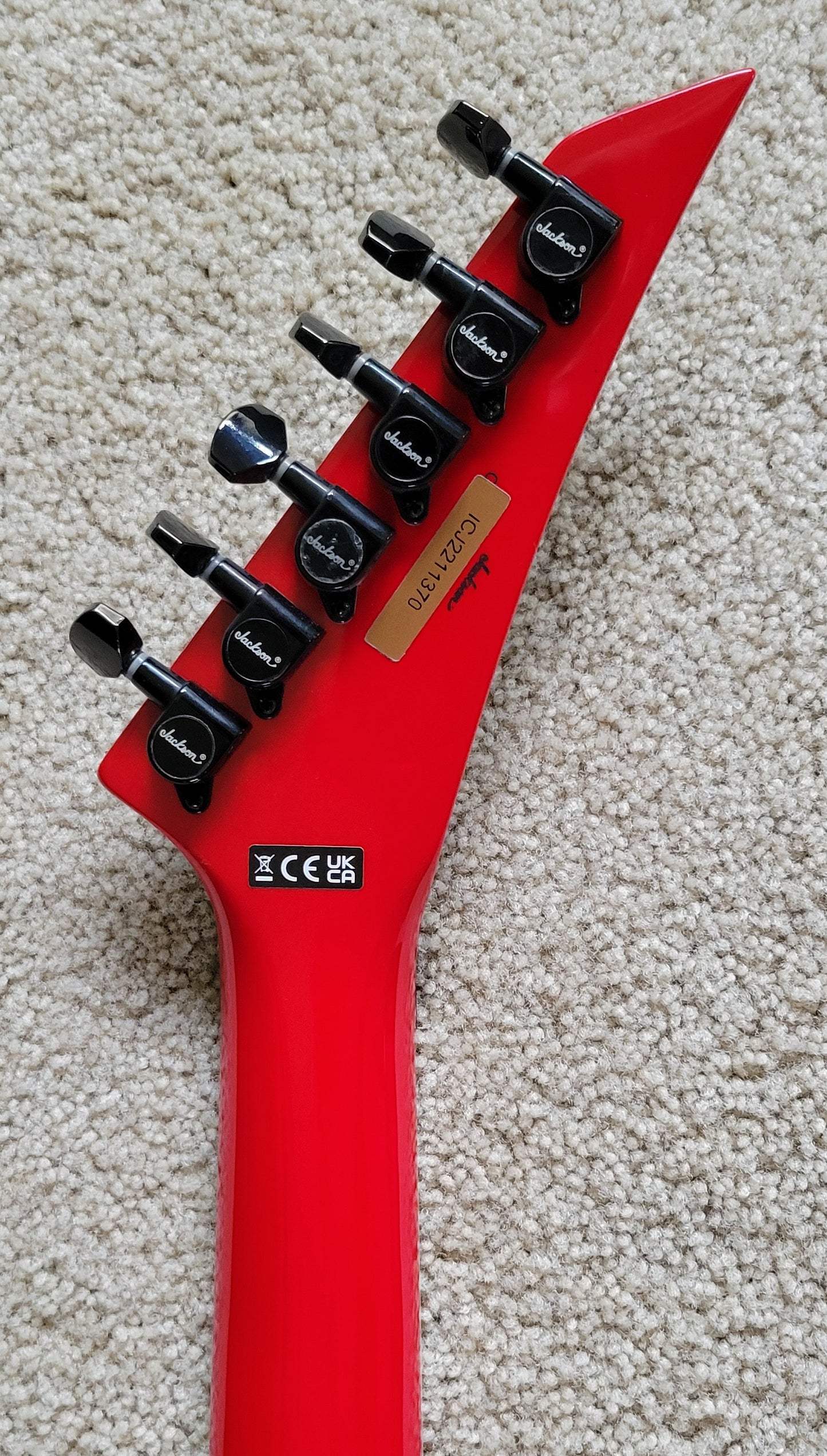 Jackson X Series Rhoads RRX24 Electric Guitar, Red with Black Bevels, New Gig Bag