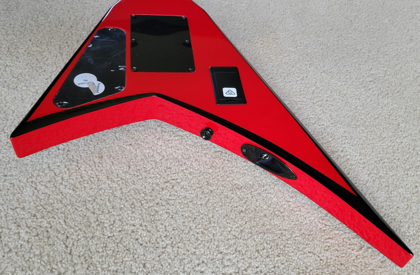 Jackson X Series Rhoads RRX24 Electric Guitar, Red with Black Bevels, New Gig Bag