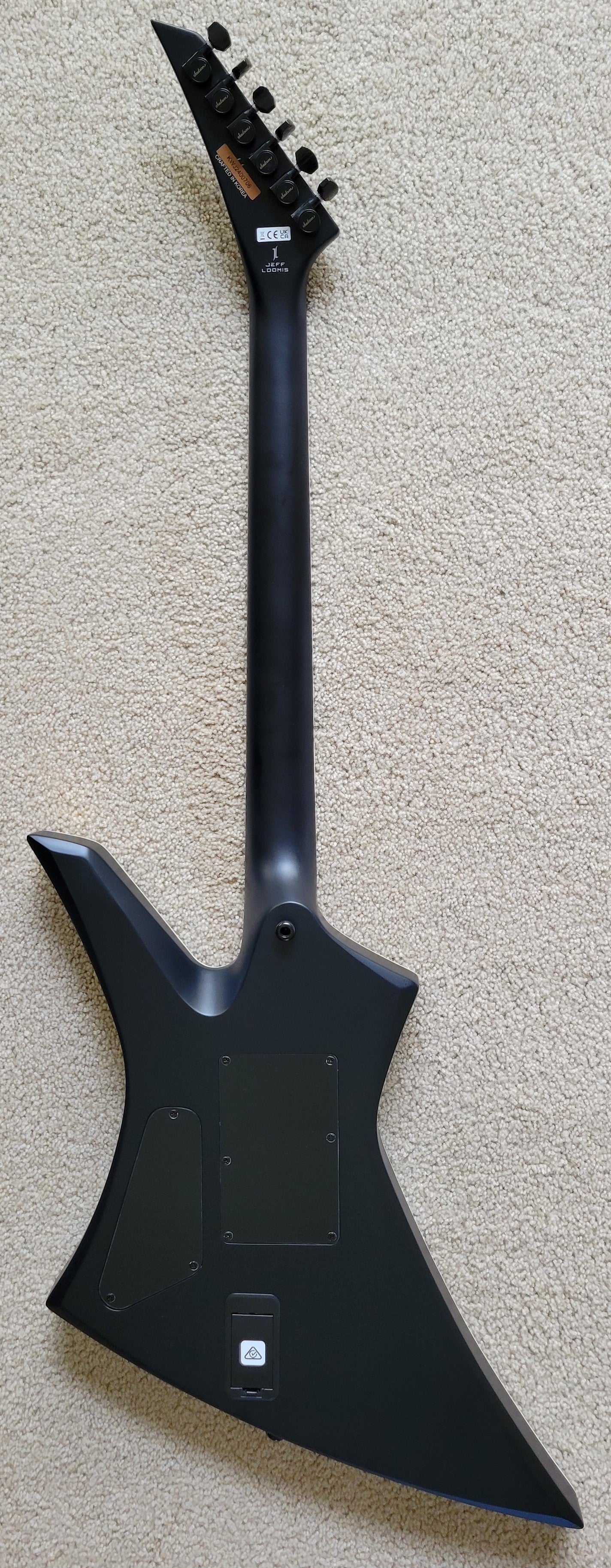 Jackson Pro Series Signature Jeff Loomis Kelly Ash Electric Guitar, Black, New Jackson Gig Bag