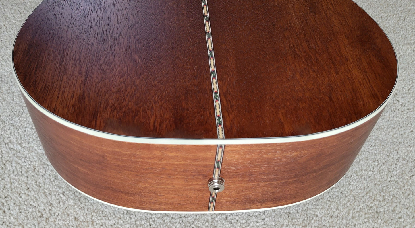 Fender PD-220E Dreadnought Acoustic Electric Guitar, Aged Cognac Burst, Hard Shell Case