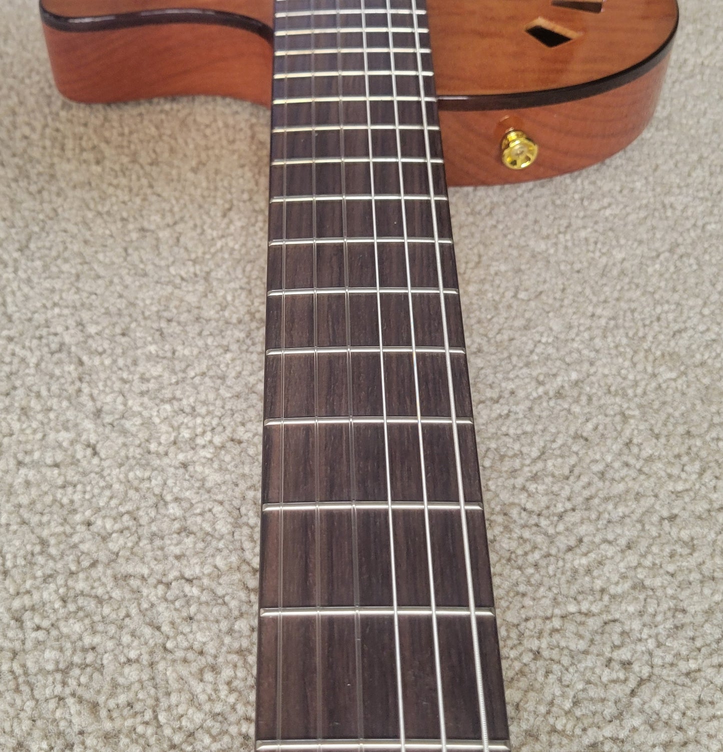 Cordoba Stage Nylon String Electric Guitar, Natural Amber, New Gig Bag