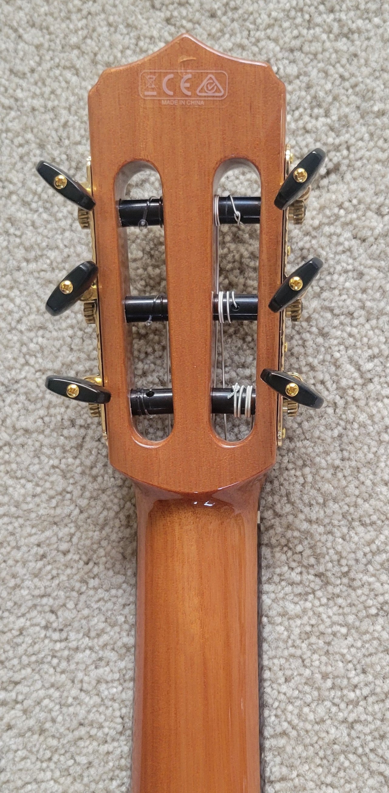 Cordoba Stage Nylon String Electric Guitar, Natural Amber, New Gig Bag