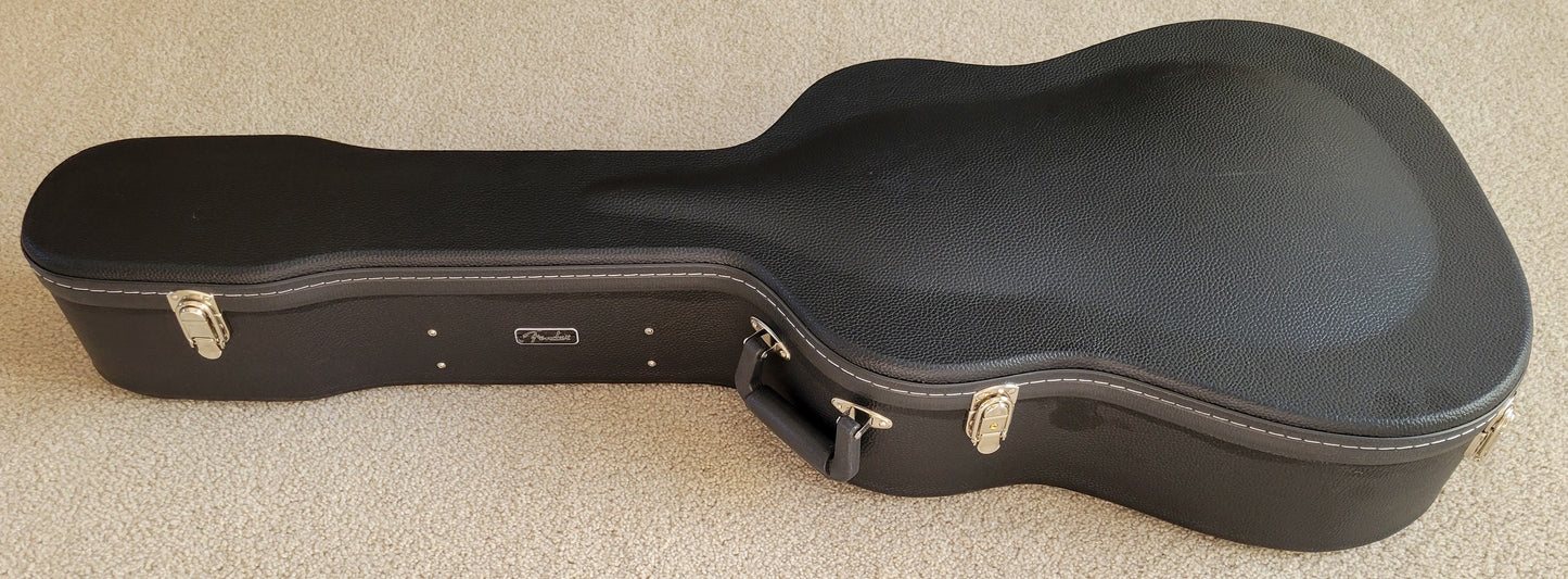 Washburn Comfort G55CE Koa Acoustic Electric Guitar, Natural Finish, Hard Shell Case