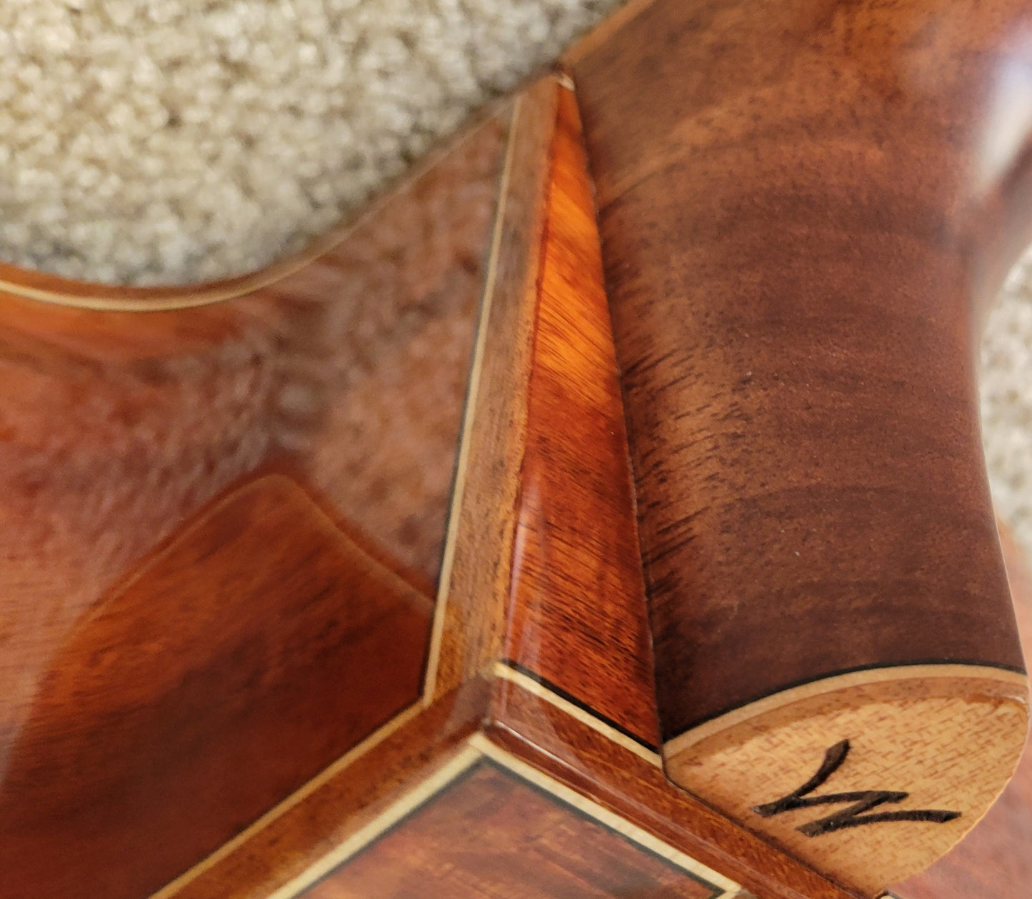 Washburn Comfort G55CE Koa Acoustic Electric Guitar, Natural Finish, Hard Shell Case