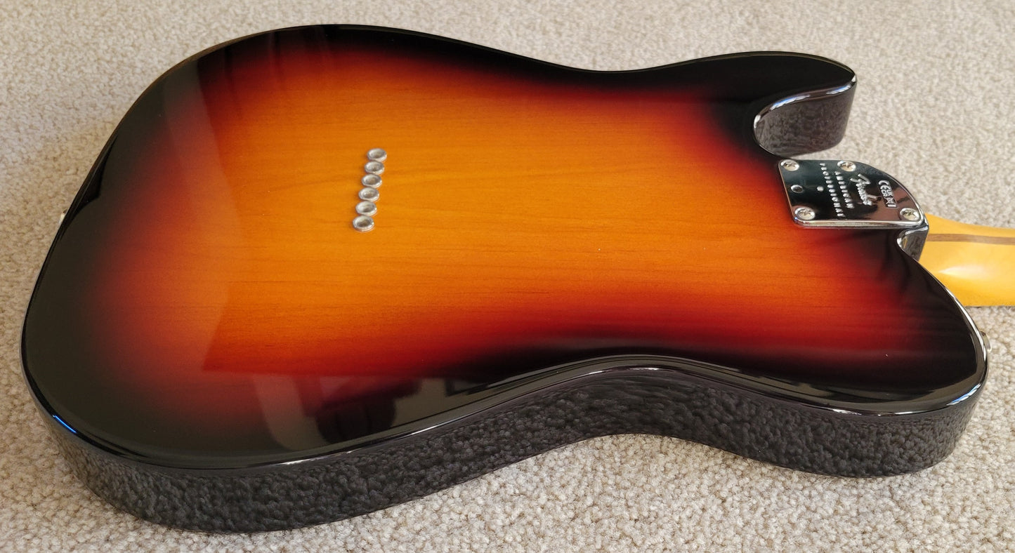 Fender American Professional II Telecaster Electric Guitar, 3-Color Sunburst, Deluxe Molded Case