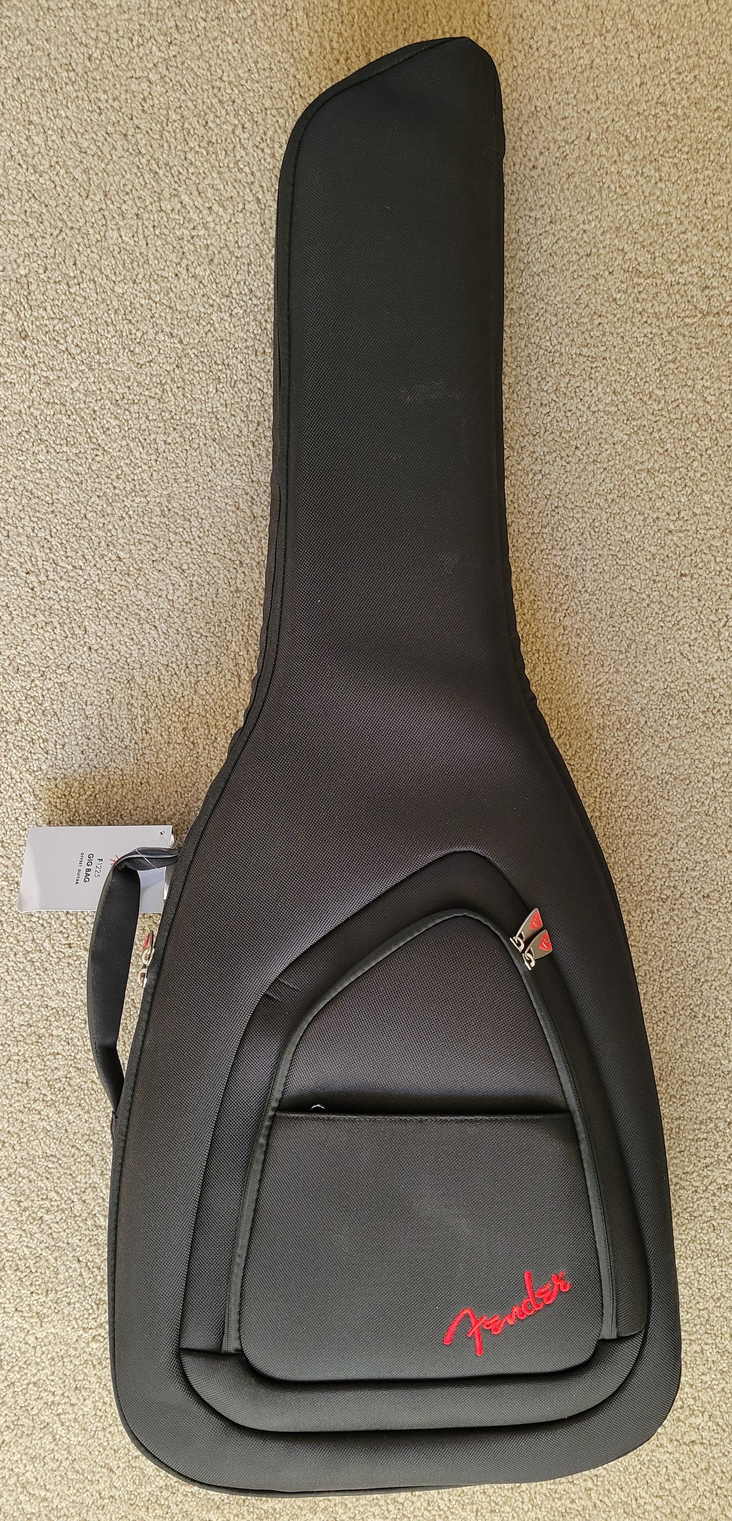 Fender American Acoustasonic Jazzmaster Electric Guitar, Tungsten, Gig Bag