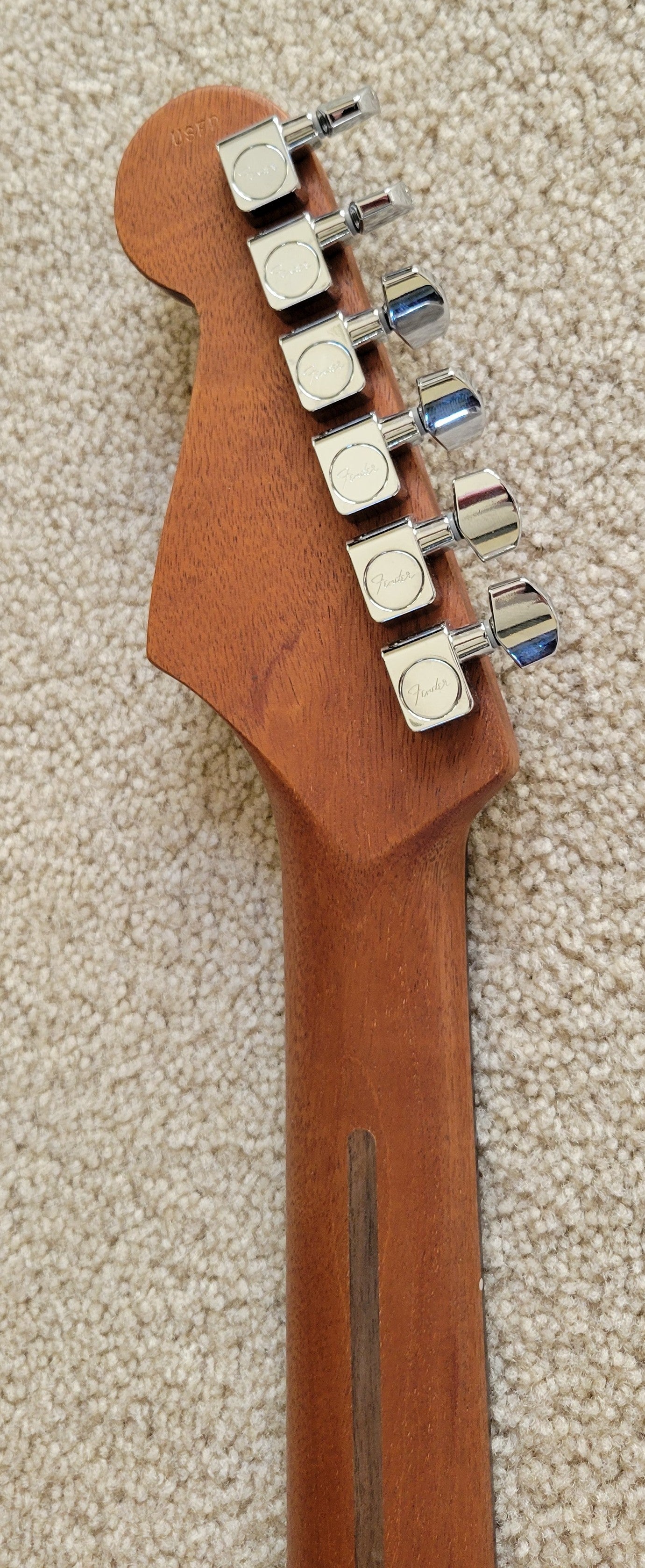 Fender American Acoustasonic Jazzmaster Electric Guitar, Tungsten, Gig Bag
