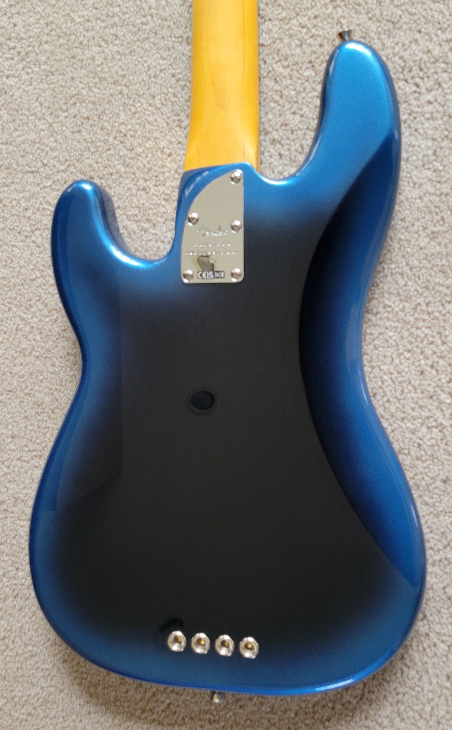 Fender American Professional II Precision Bass Guitar, Dark Night, Deluxe Molded Hardshell Case
