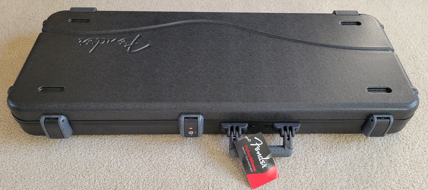 Fender American Ultra Luxe Telecaster Floyd Rose HH Electric Guitar, Deluxe Molded Hard Shell Case