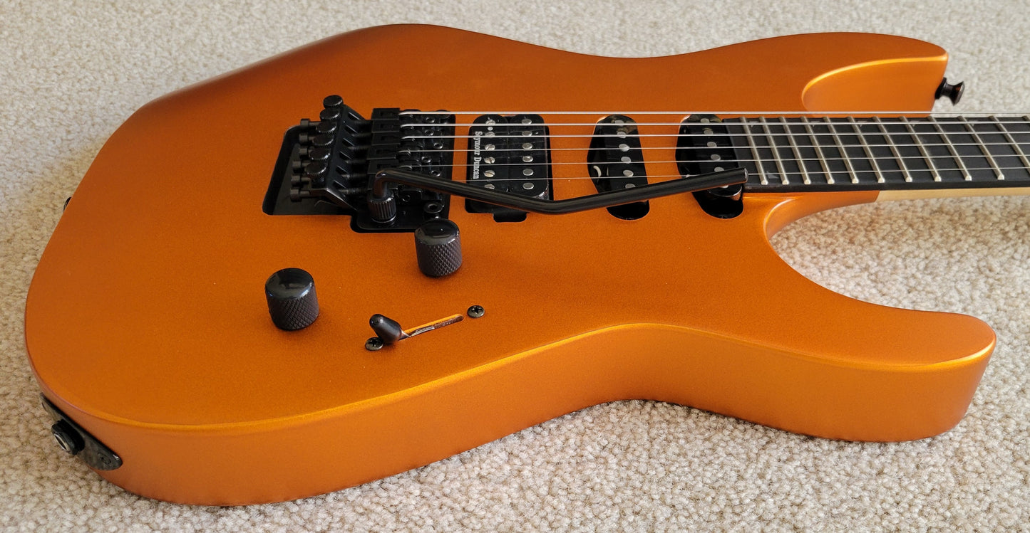 Jackson Pro Series Soloist SL3 Electric Guitar, Satin Orange Blaze