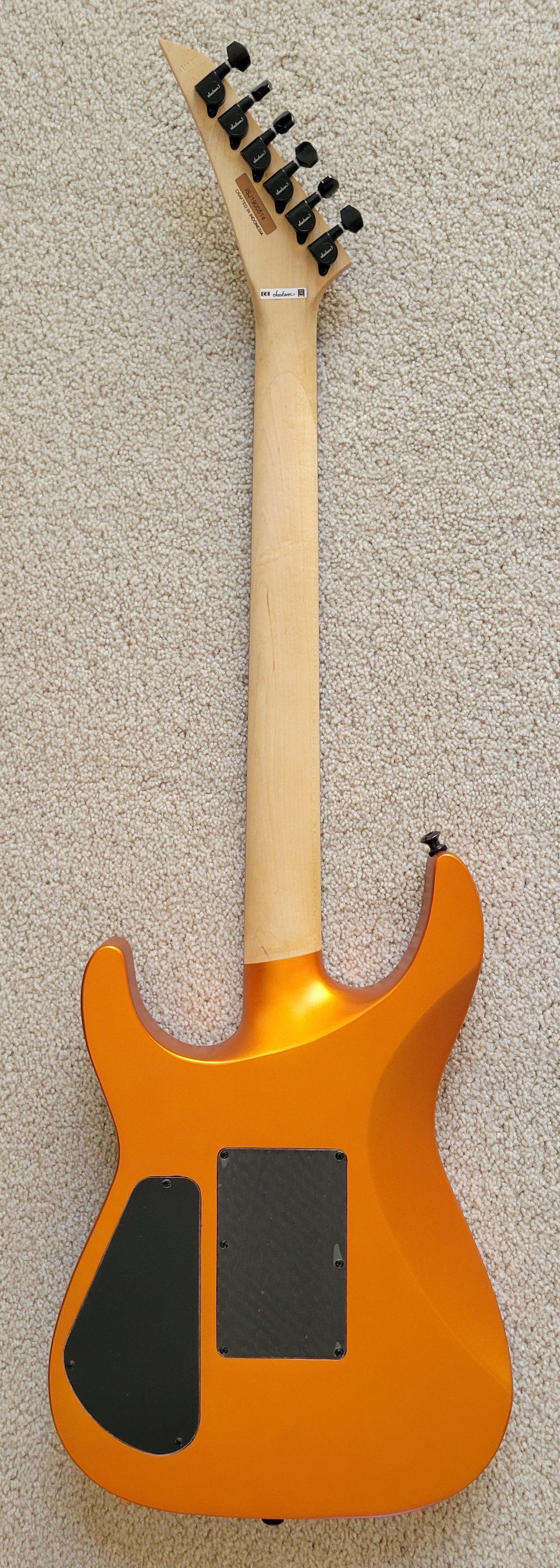 Jackson Pro Series Soloist SL3 Electric Guitar, Satin Orange Blaze