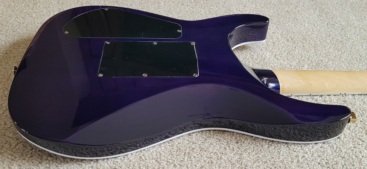 Jackson Pro Series Soloist SL2Q MAH Electric Guitar, Transparent Purple