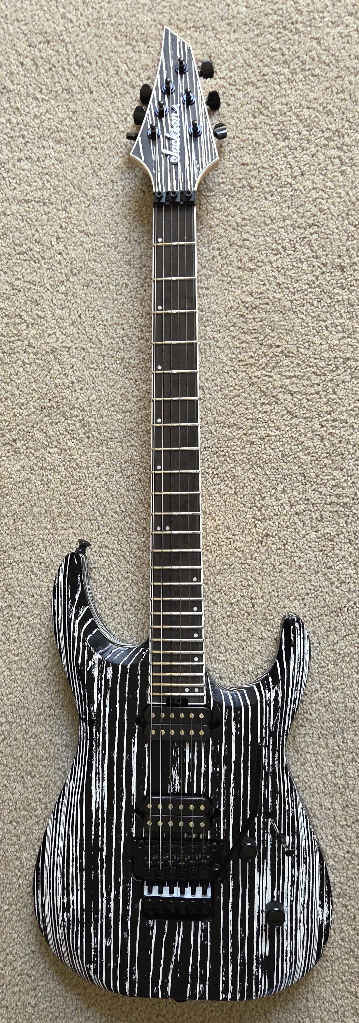 Jackson Pro Series Dinky DK Modern Ash FR6 Electric Guitar, Baked White