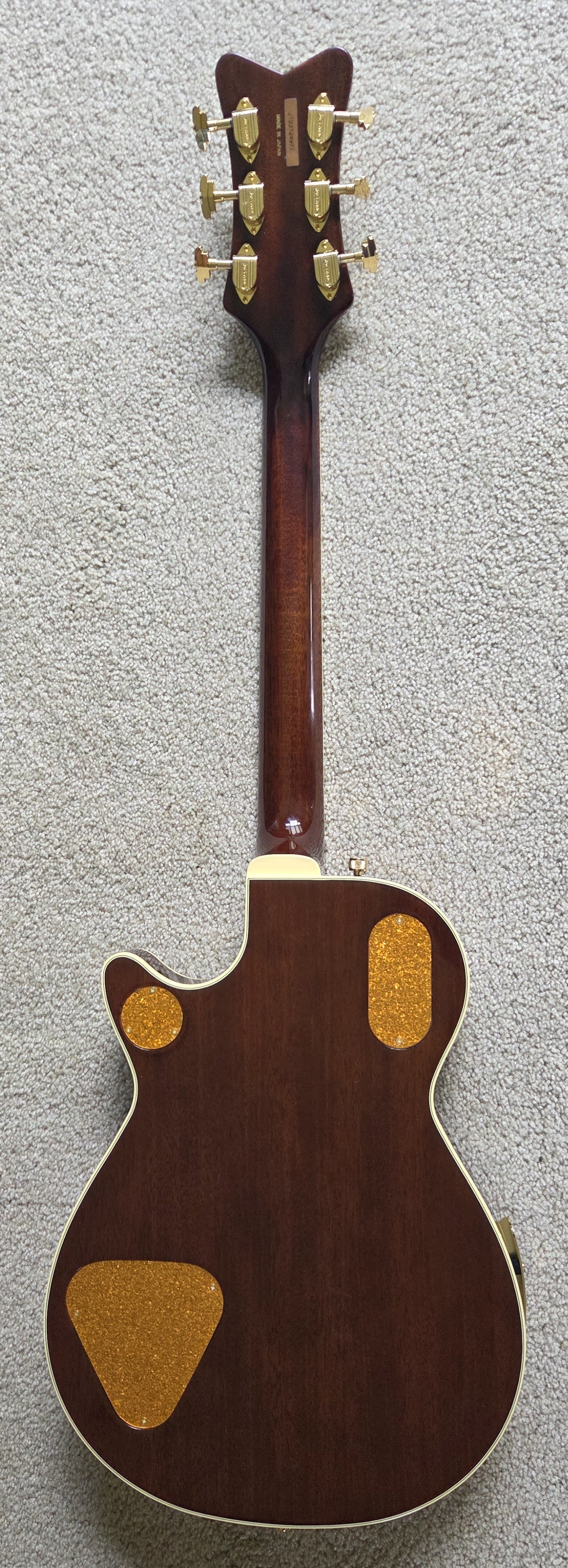 Gretsch G6134TGQM-59 Limited Edition Quilt Classic Penguin Electric Guitar, Forge Glow, Bigsby, Hard Shell Case