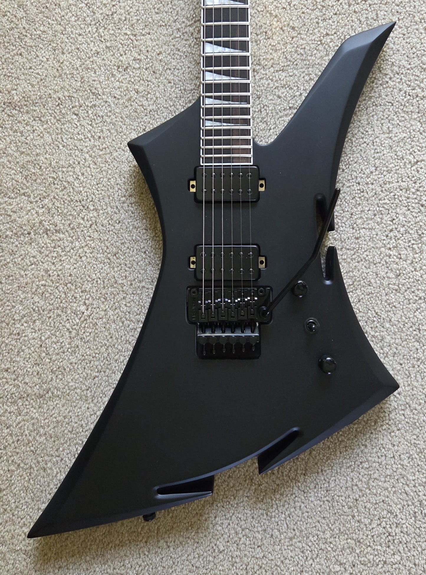 Jackson Concept Series Limited Edition King Kelly KE Electric Guitar, Satin Black, Foam Core Case