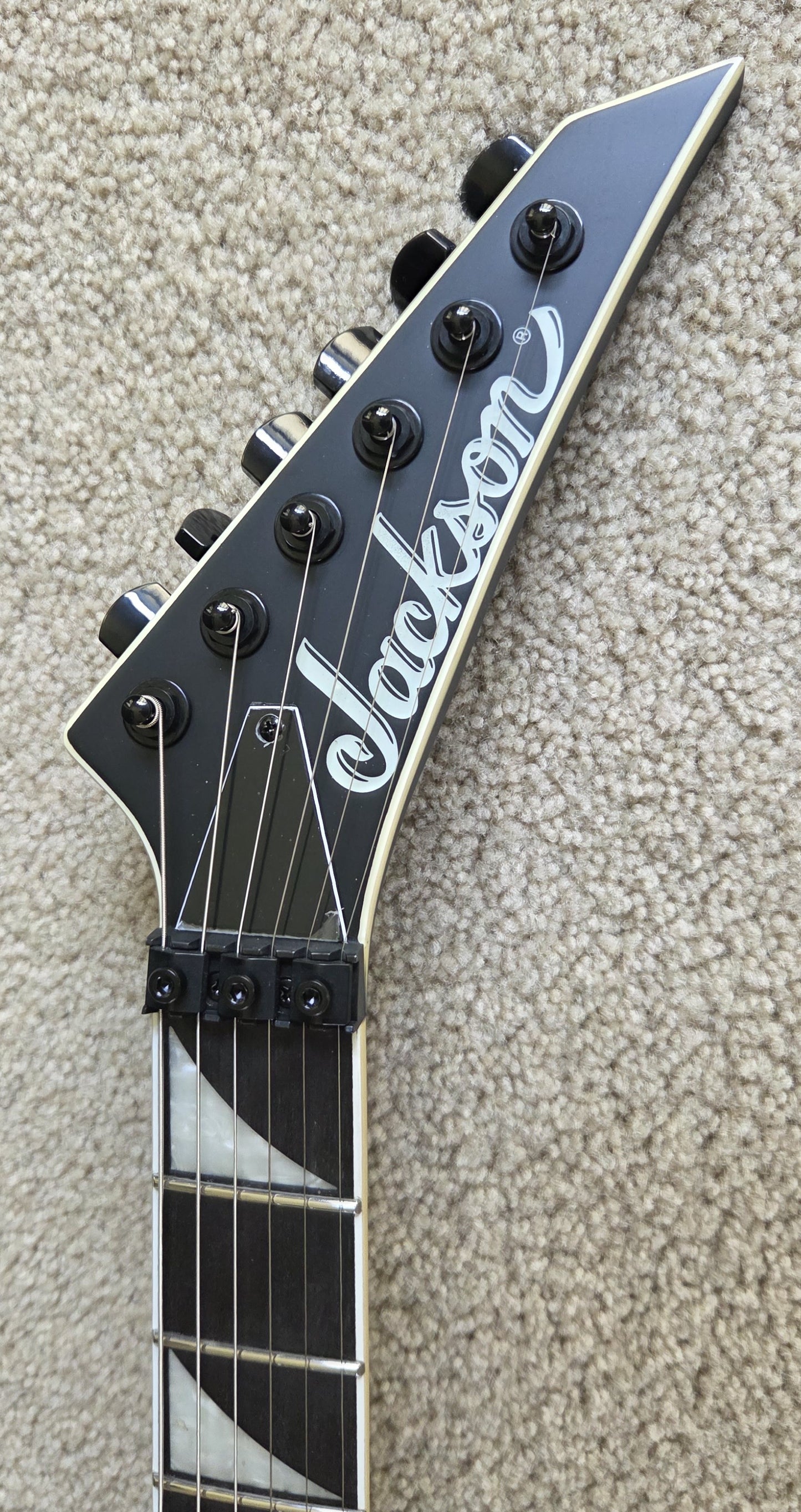 Jackson Concept Series Limited Edition King Kelly KE Electric Guitar, Satin Black, Foam Core Case