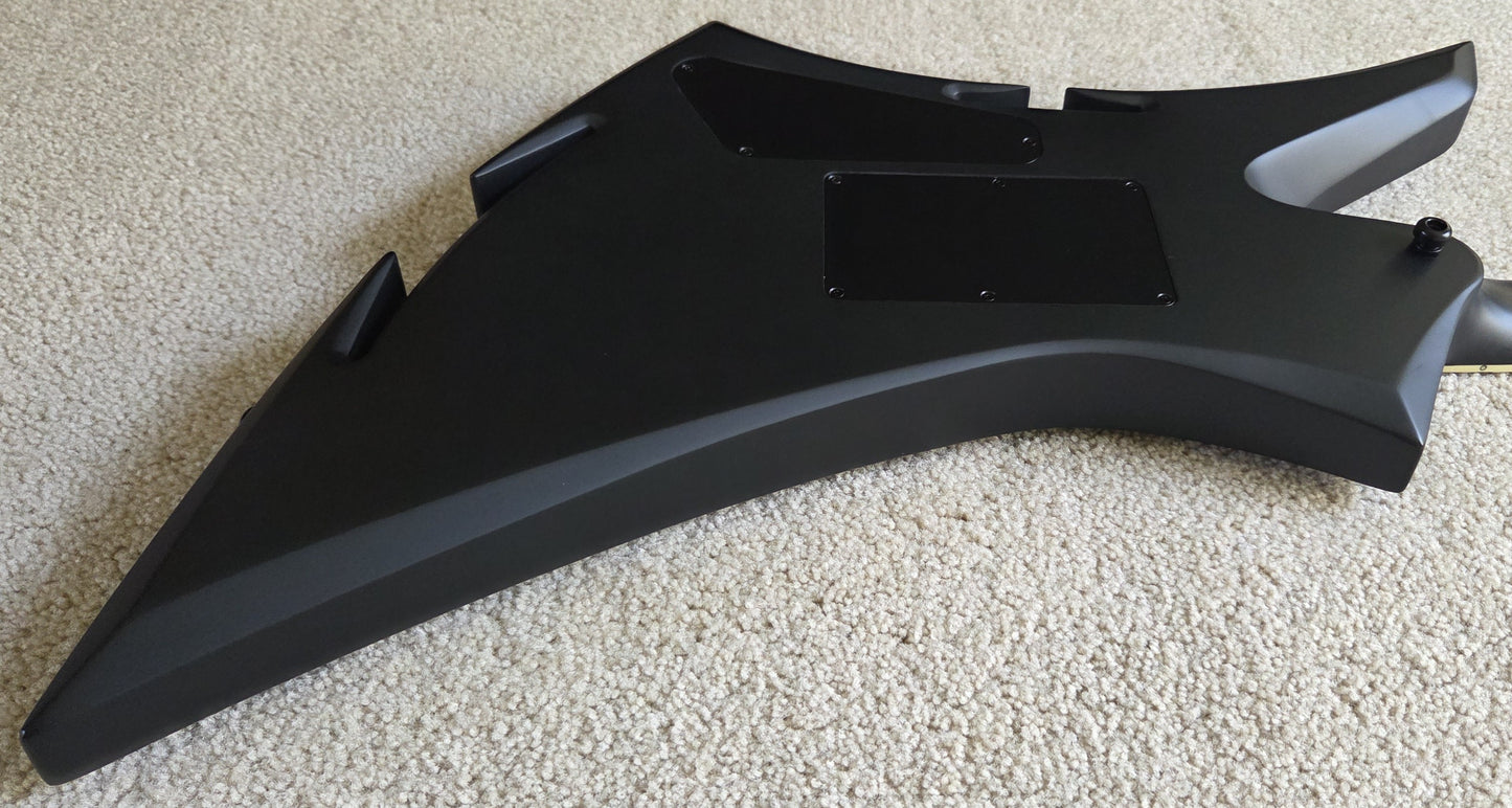 Jackson Concept Series Limited Edition King Kelly KE Electric Guitar, Satin Black, Foam Core Case