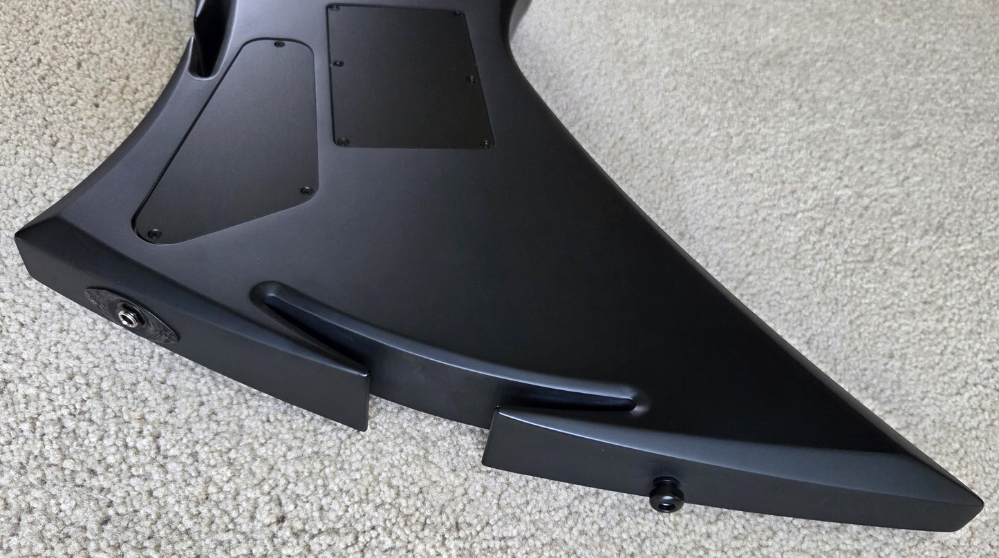 Jackson Concept Series Limited Edition King Kelly KE Electric Guitar, Satin Black, Foam Core Case