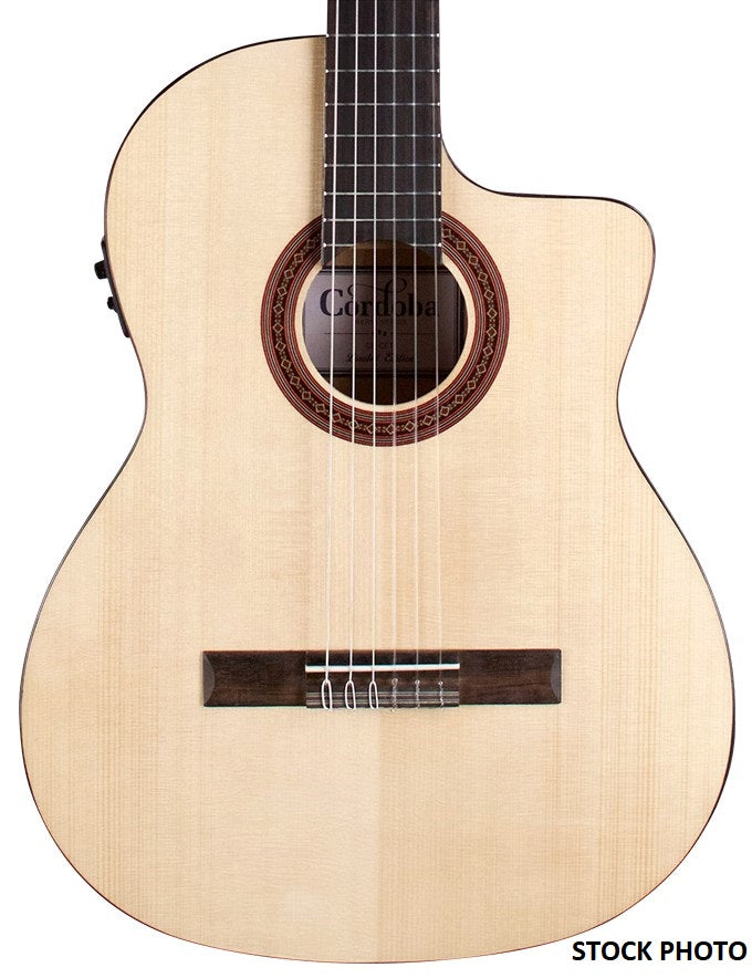 New Cordoba C5-CET Limited Thinbody Classical Spanish Acoustic Electric Cutaway Guitar