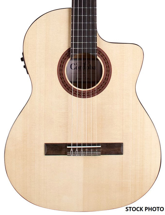 New Cordoba C5-CET Limited Thinbody Classical Spanish Acoustic Electric Cutaway Guitar
