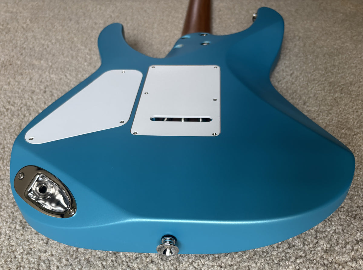 Charvel Pro-Mod DK24 HH 2PT CM Electric Guitar, Matte Blue Frost