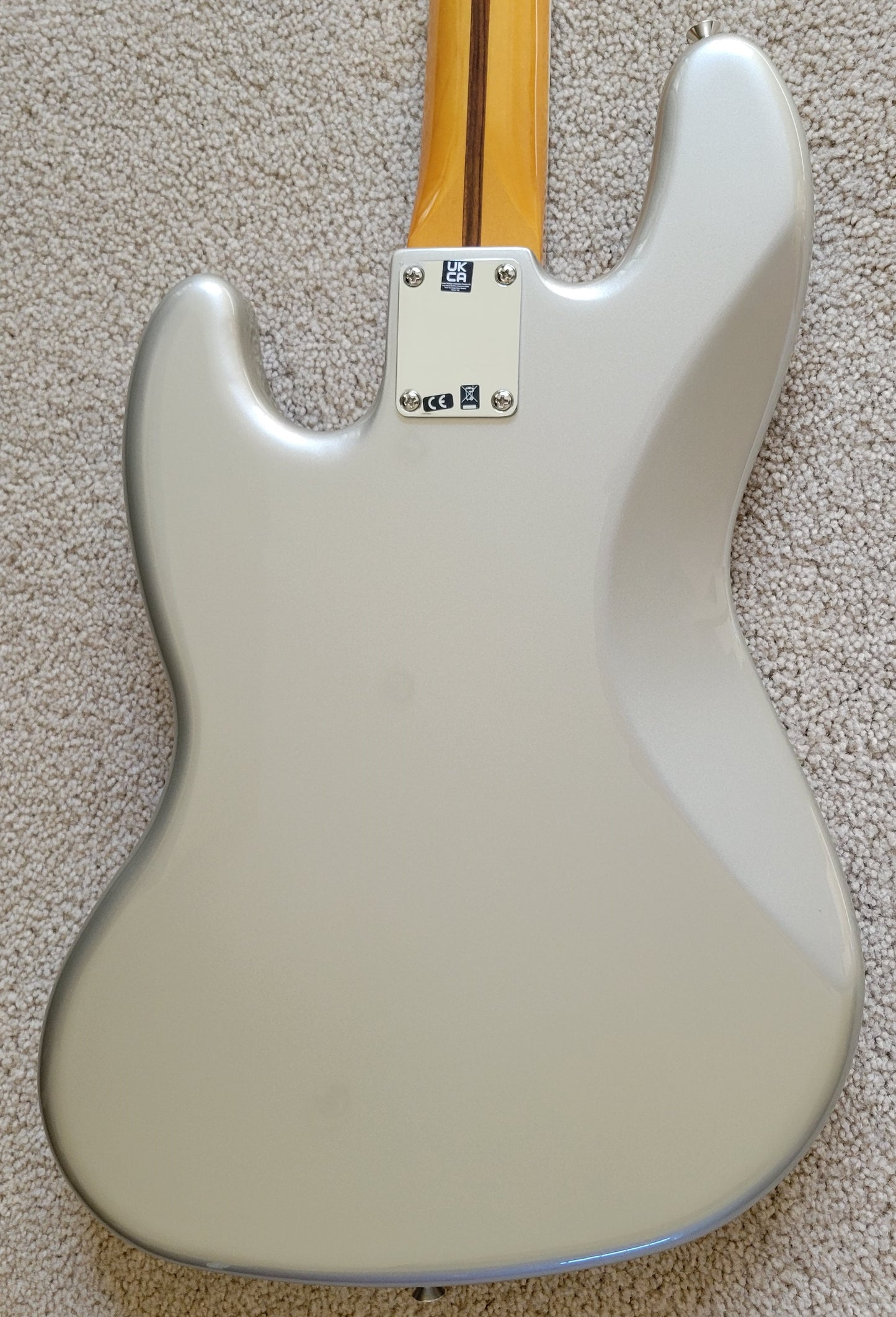 Fender Vintera '70s Jazz Bass Electric Guitar, Inca Silver, New Deluxe Gig Bag