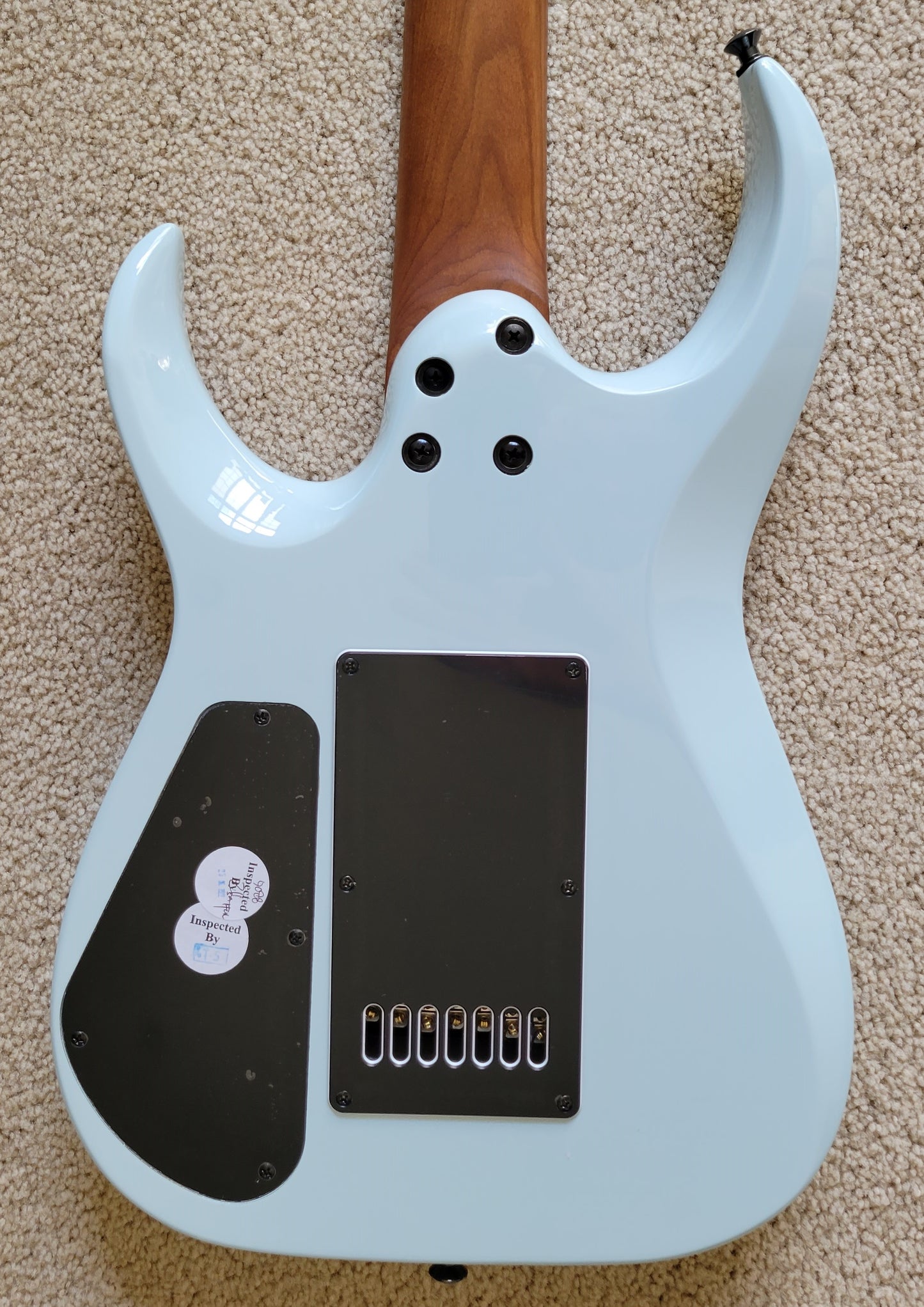 Jackson Pro Signature Misha Mansoor Juggernaut ET7 Electric Guitar, Evertune, Gulf Blue, New Hard Shell Case