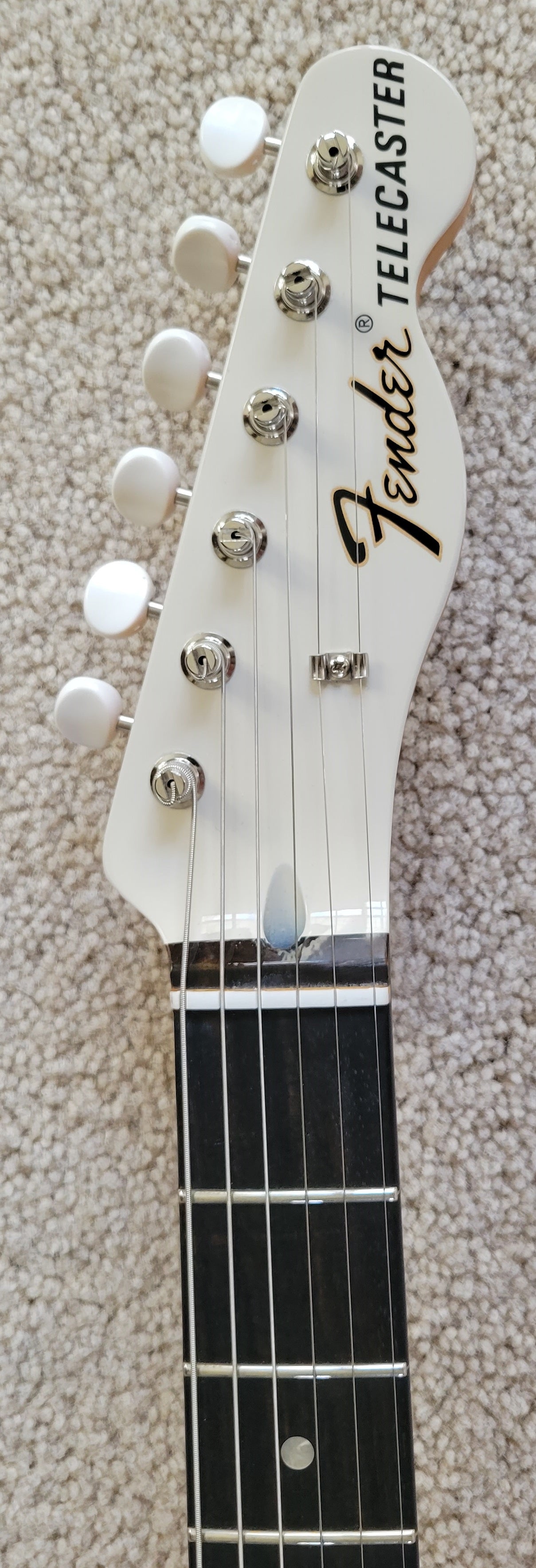 Fender Gold Foil Telecaster Electric Guitar, White Blonde Finish, New Gig Bag