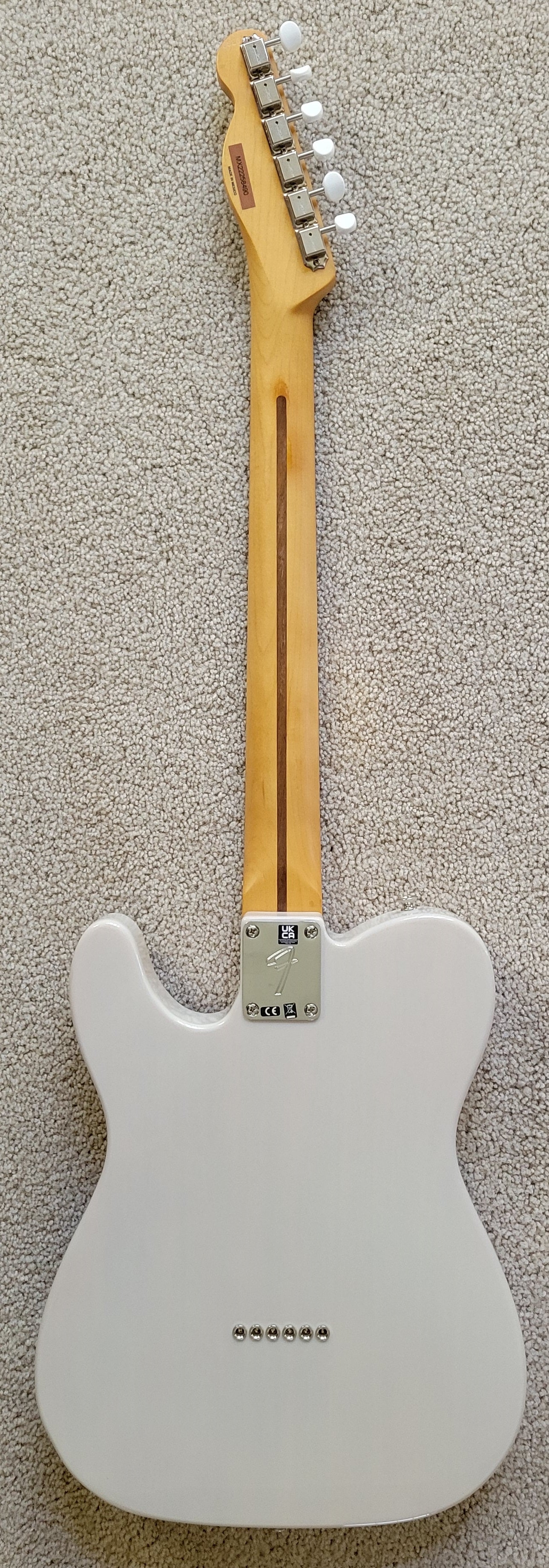 Fender Gold Foil Telecaster Electric Guitar, White Blonde Finish, New Gig Bag