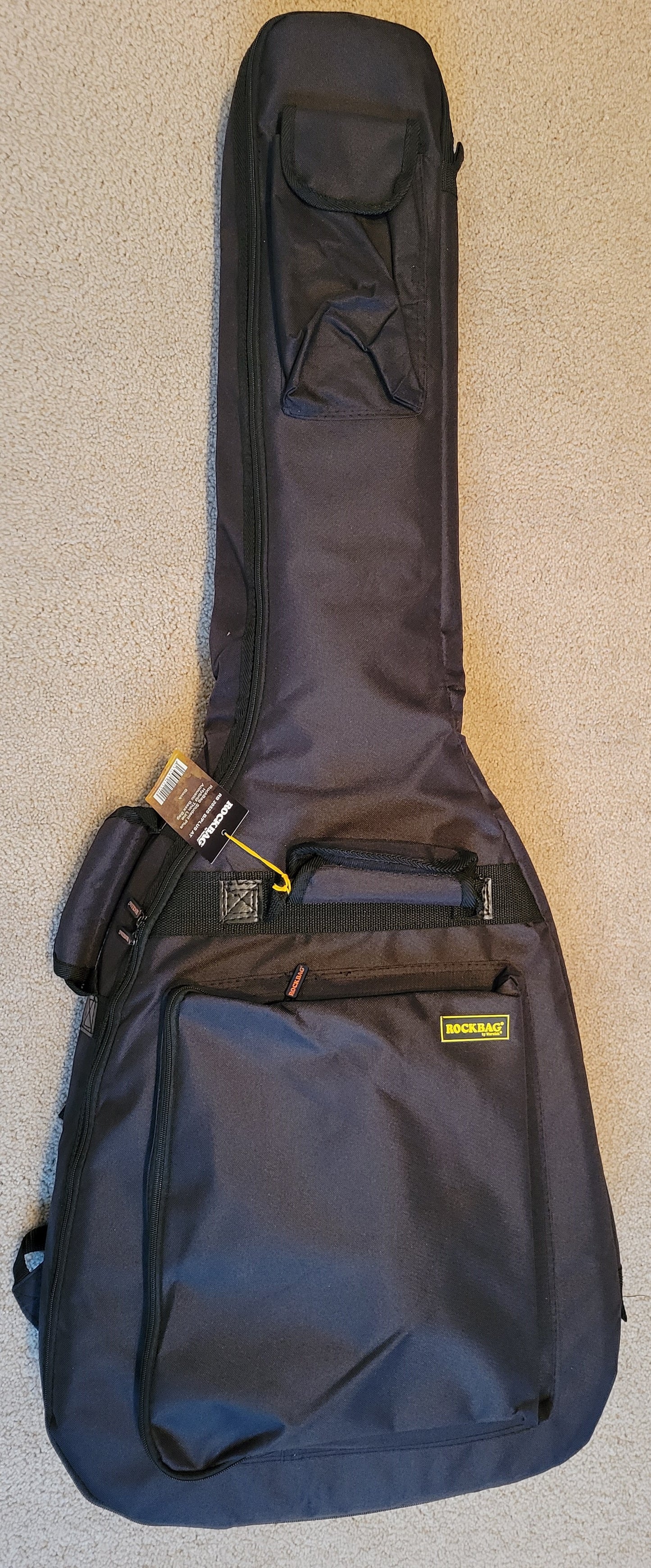 Warwick RockBass Alien Deluxe Hybrid Thinline 5-String Acoustic Electric Bass Guitar, New Gig Bag