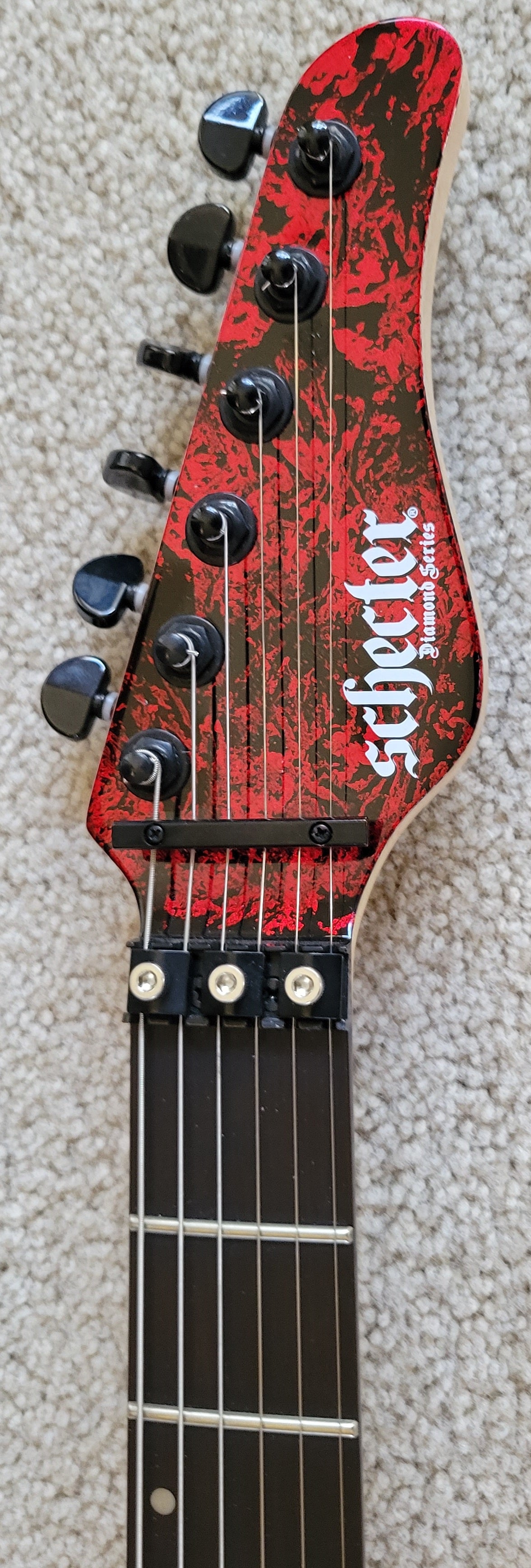 Schecter Sun Valley Super Shredder FR S Electric Guitar, Red Reign, New Hard Shell Case