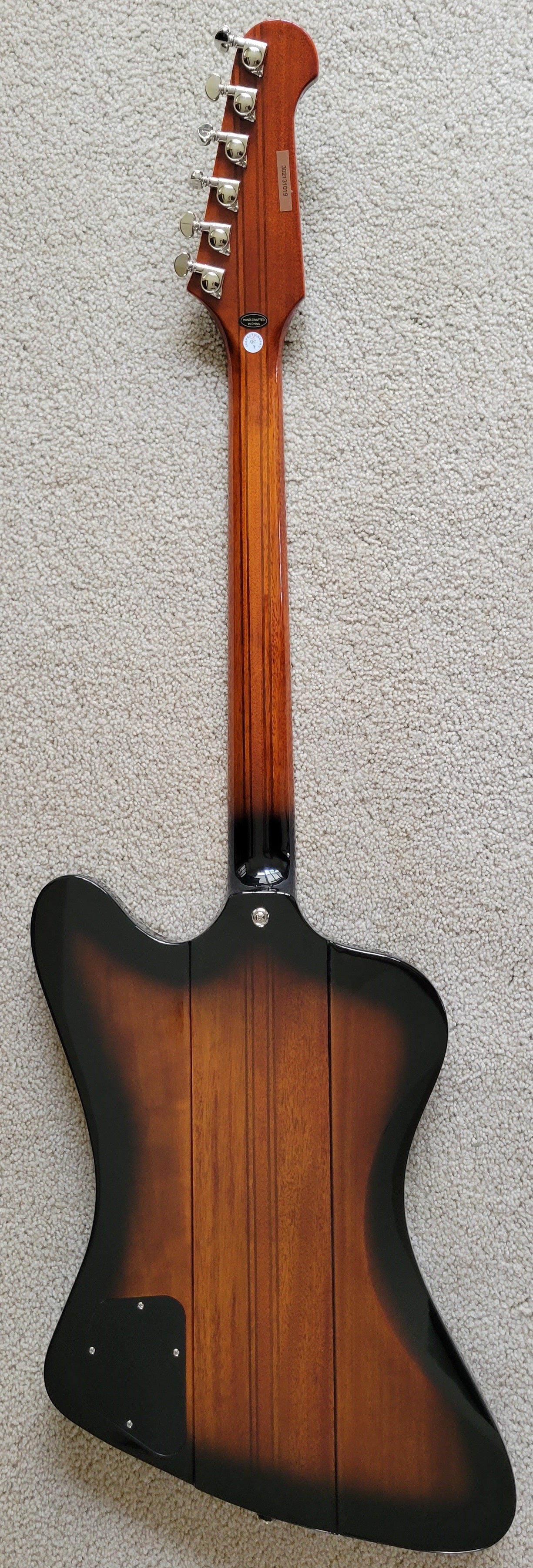 Epiphone Firebird Electric Guitar, Vintage Sunburst Finish, New Gig Bag