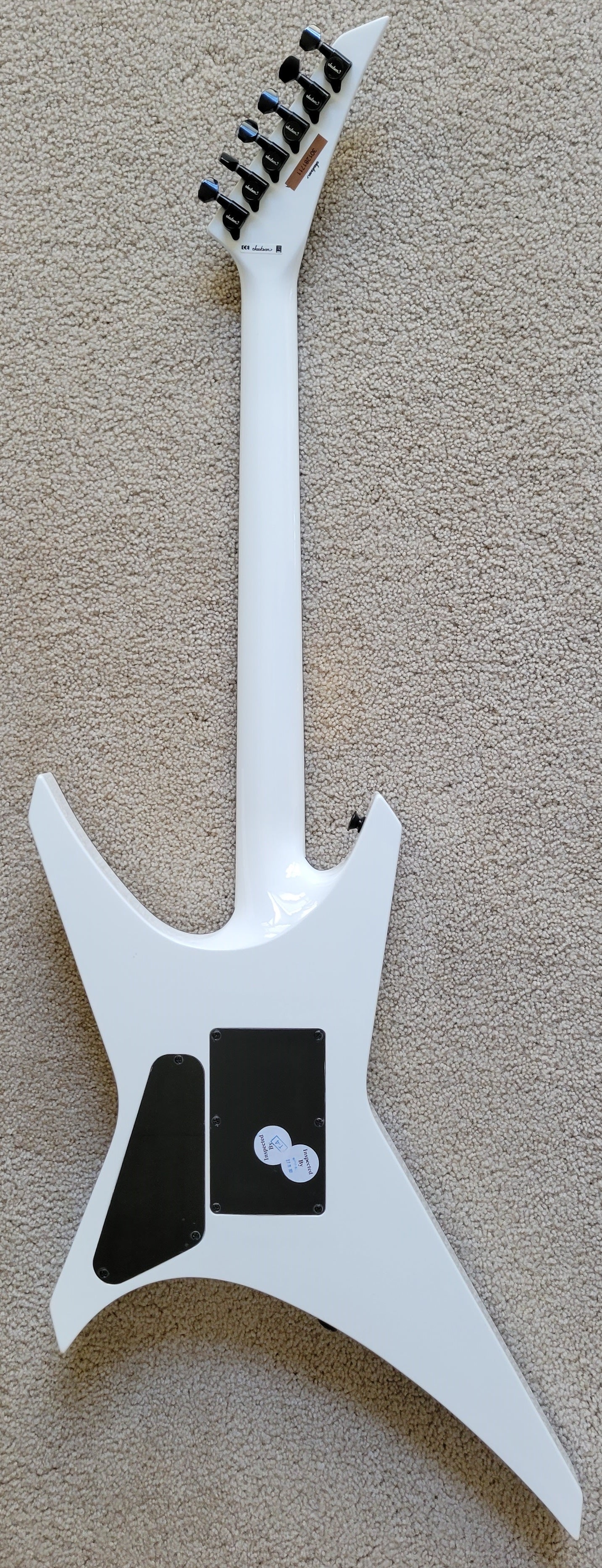Jackson X Series Warrior WRX24M Electric Guitar, Snow White, New Jackson Gig Bag