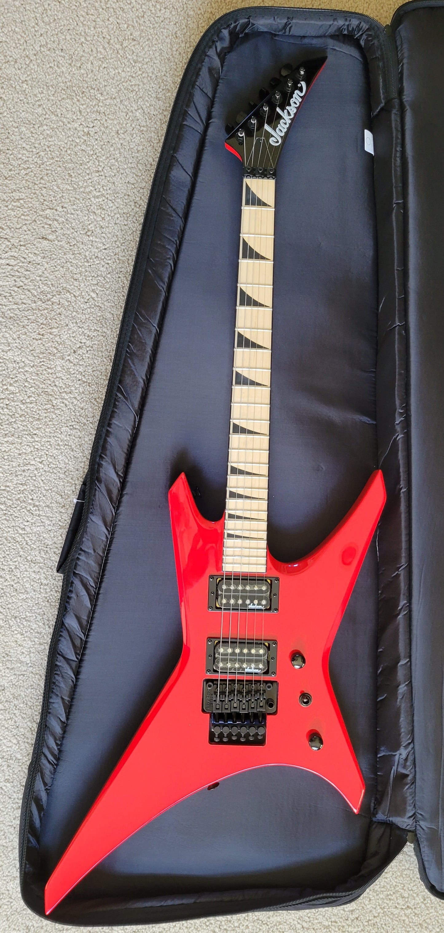 Jackson X Series Warrior WRX24M Electric Guitar, Ferrari Red, New Jackson Gig Bag