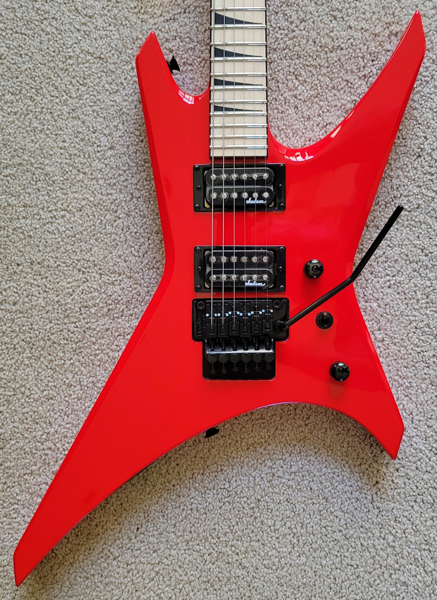 Jackson X Series Warrior WRX24M Electric Guitar, Ferrari Red, New Jackson Gig Bag
