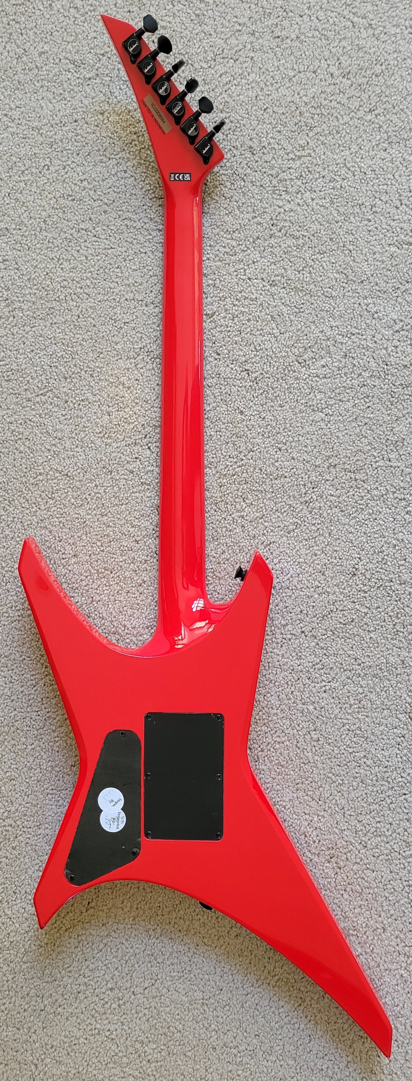 Jackson X Series Warrior WRX24M Electric Guitar, Ferrari Red, New Jackson Gig Bag