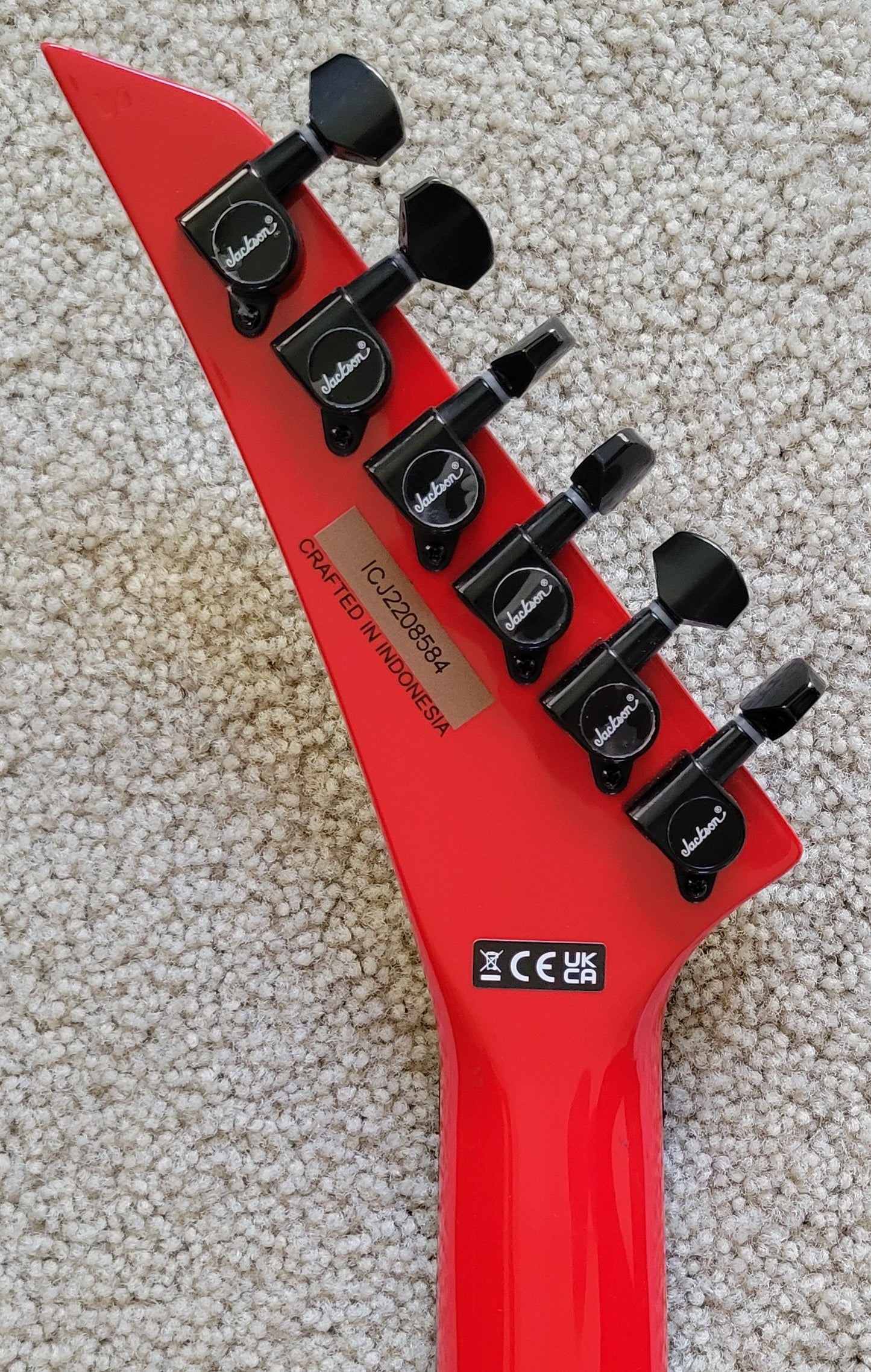 Jackson X Series Warrior WRX24M Electric Guitar, Ferrari Red, New Jackson Gig Bag