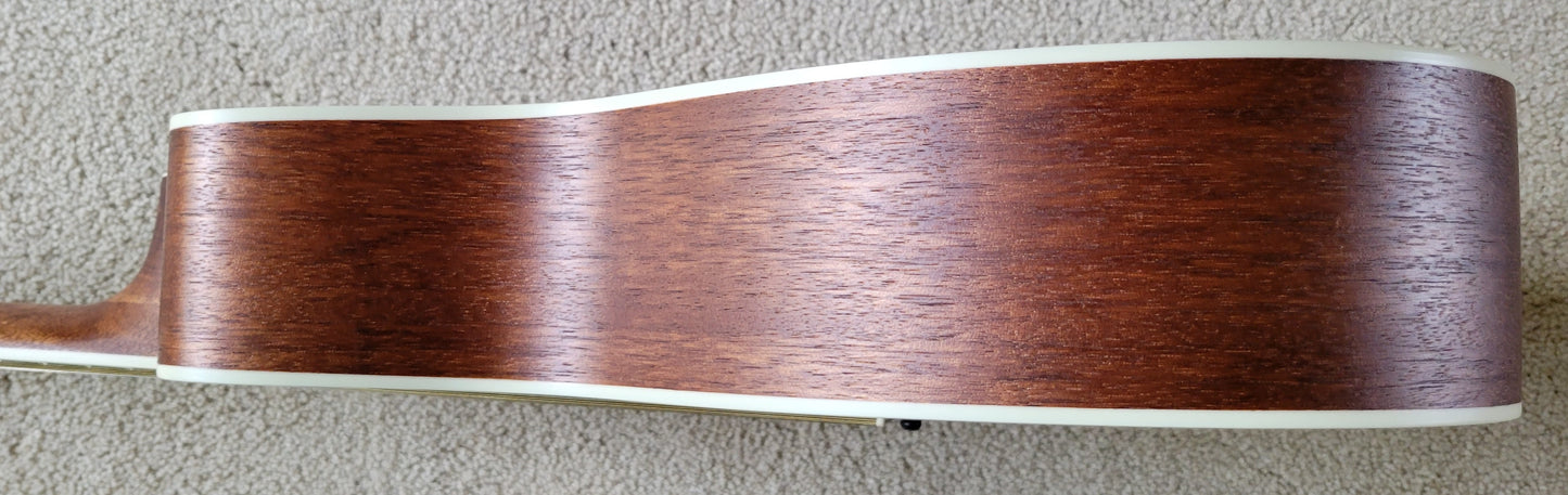 Fender Paramount PM-3C Triple-0 All Mahogany Acoustic Guitar, New Gig Bag