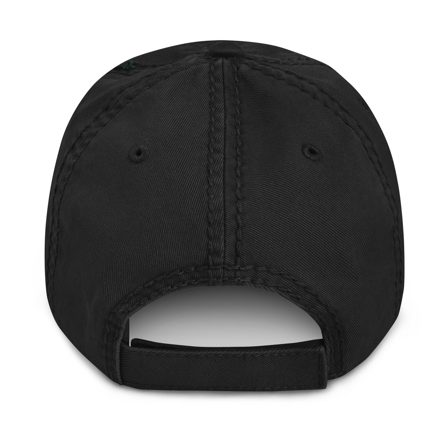 Distressed Bunny Hat (Charcoal Grey or Black)
